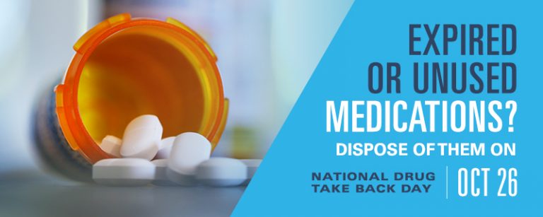 Get rid of unwanted medications on Prescription Drug Take Back Day ...